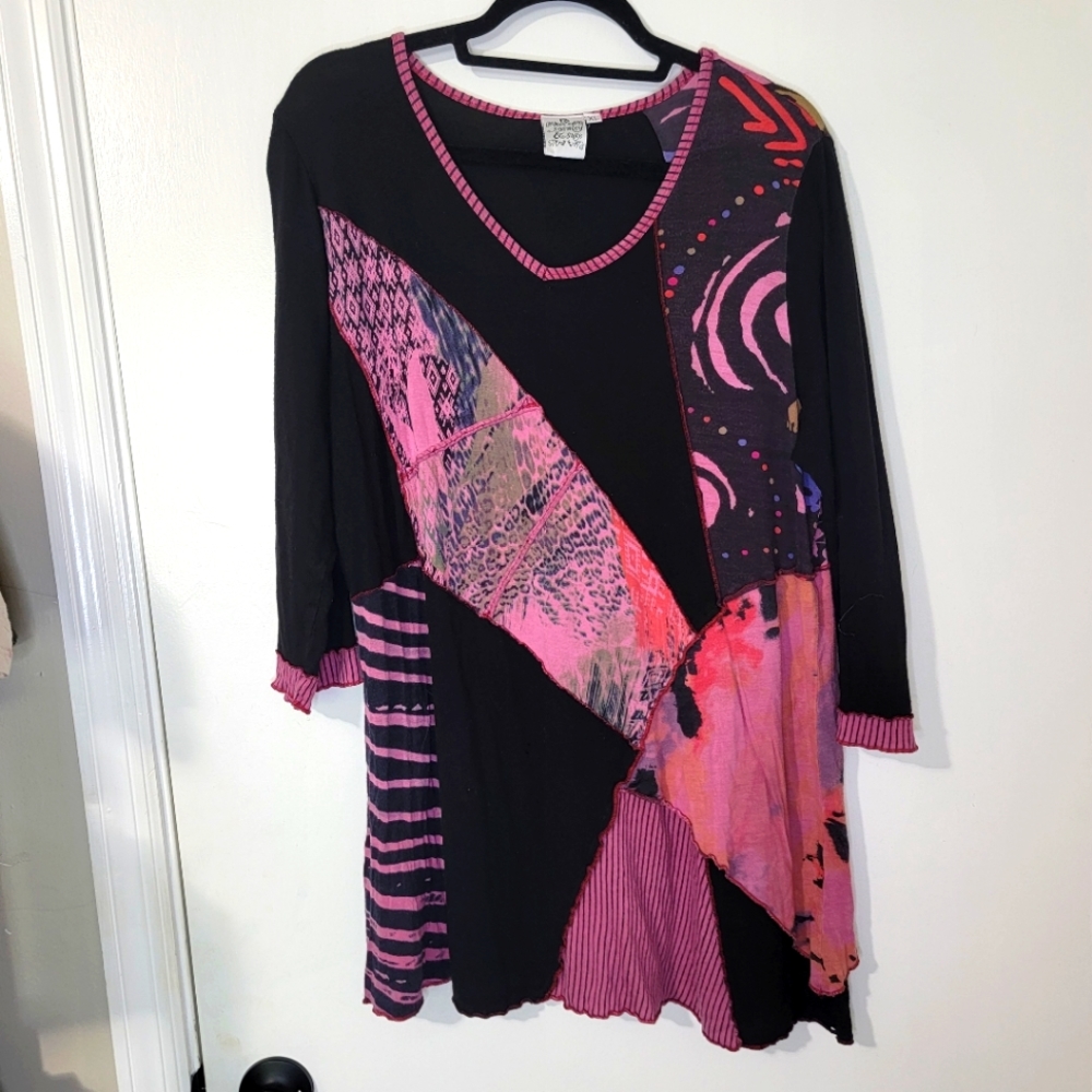 Parsley &Sage Multicolored Quarter Length Sleeve